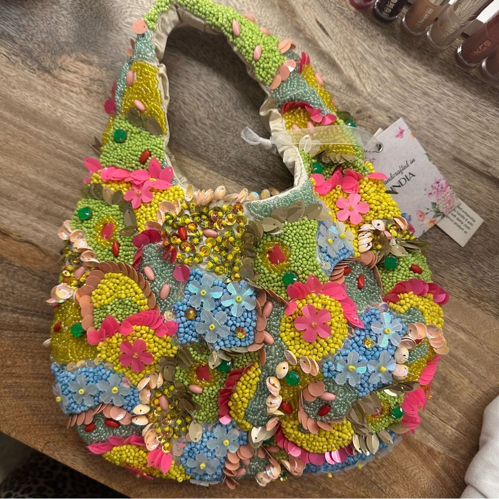 viral tj maxx marshalls handcrafted in india beaded purse